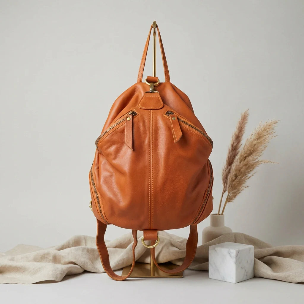 Leather Backpack from Bali