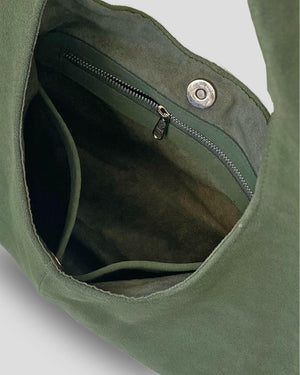 Clowy Suede Balinese Bag, elegant nam leather suede bag, perfect unique gift for her, handcrafted boho accessory