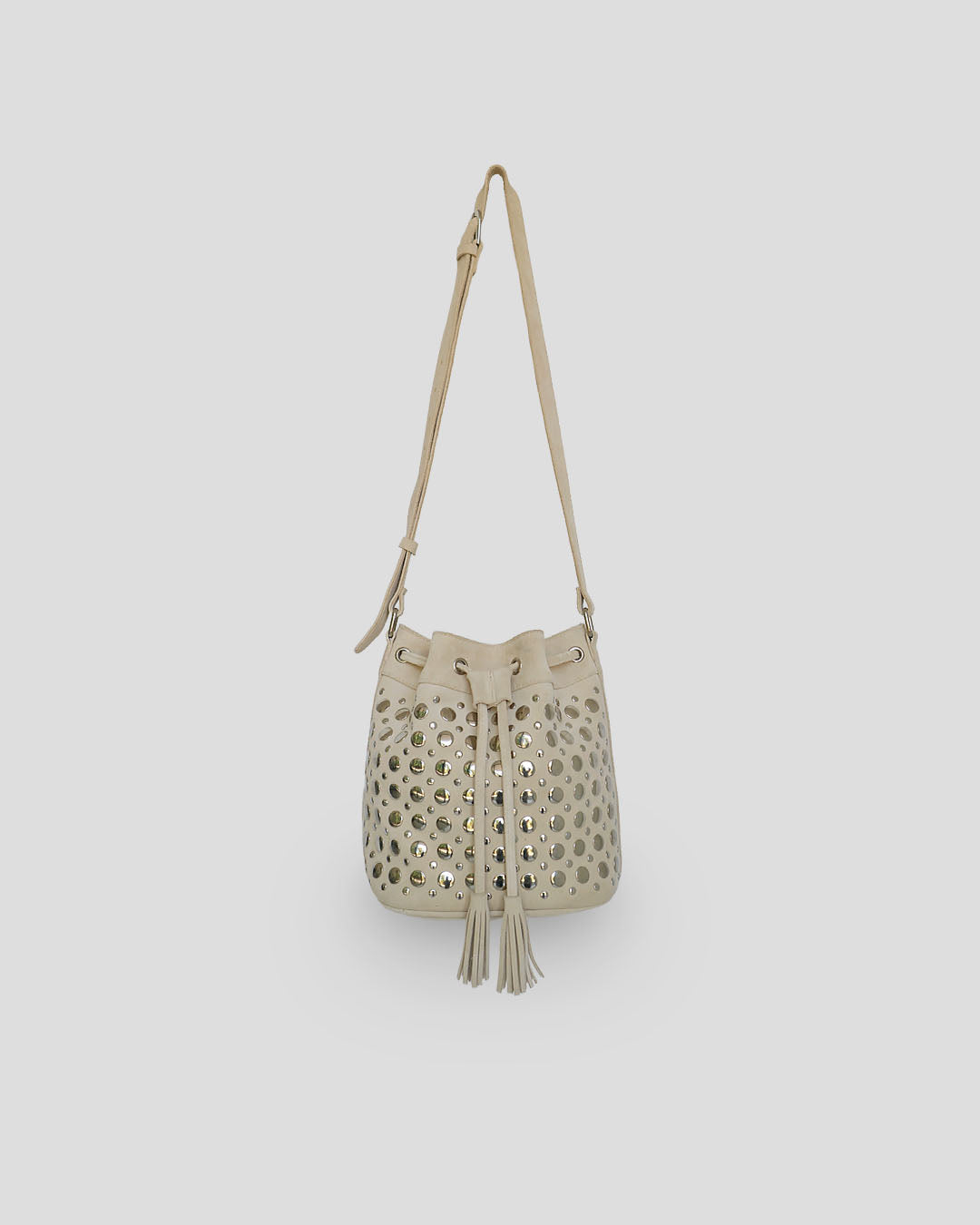 Trendy Bucket Sling Bag by Nam Leather Bali