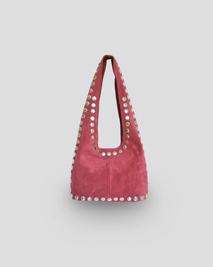 Authentic Bali leather bags - Premium hobo suede shoulder bag handcrafted by Indonesian artisans