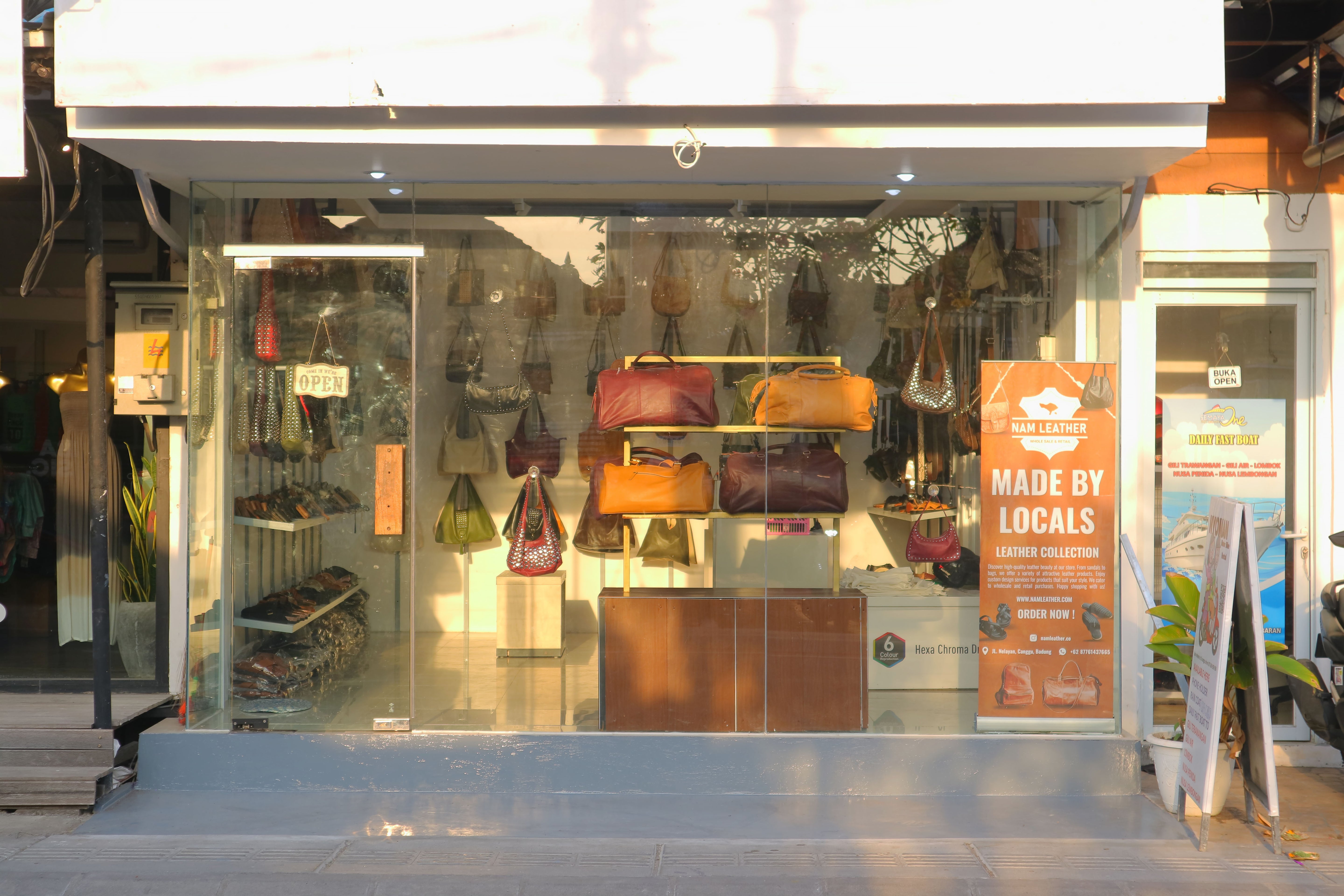 Shopping Centre Nam Leather in Bali