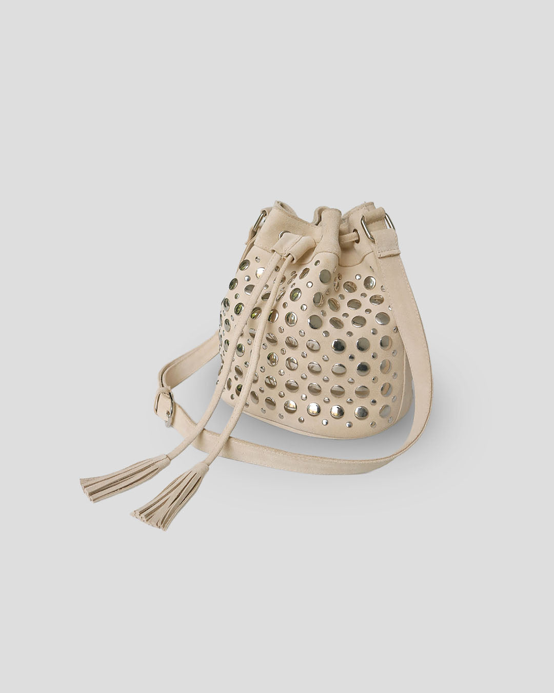 Trendy Bucket Sling Bag by Nam Leather Bali